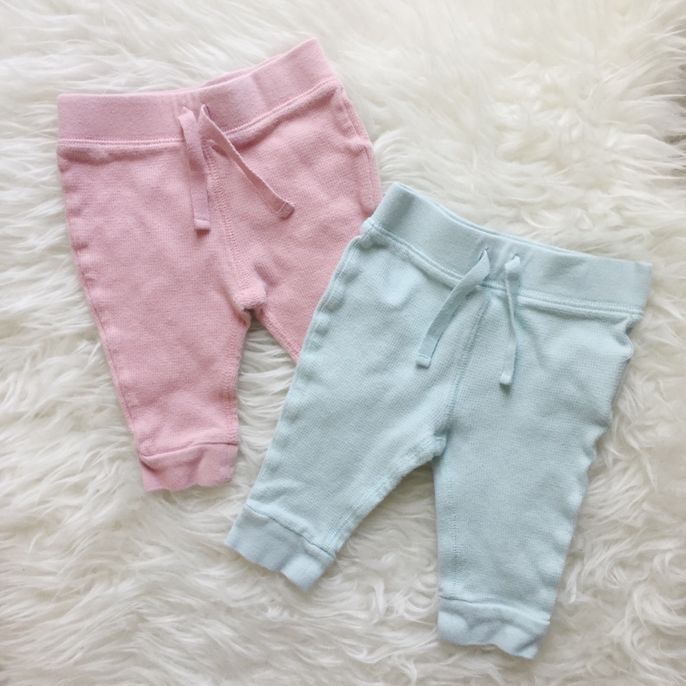 Old Navy Thermal Pants Lot Pink & Blue